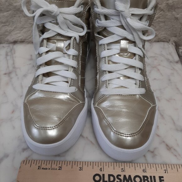 Adidas F98976 Women's Neo Raleigh Mid Cyber Metallic Sneaker Size US 6 - Picture 2 of 8